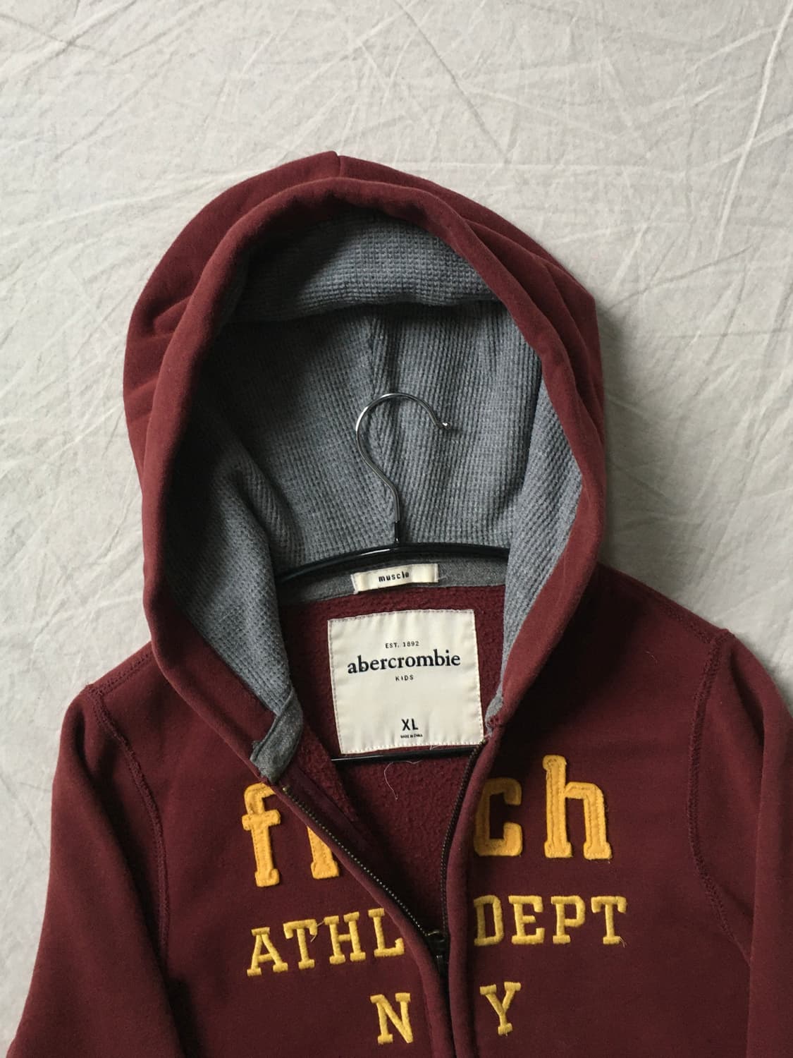 아베크롬비 자수 패치로고 후드집업 상품이미지3
