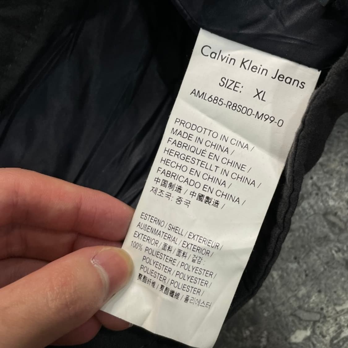 100 캘빈클라인 경량패딩  상품이미지5