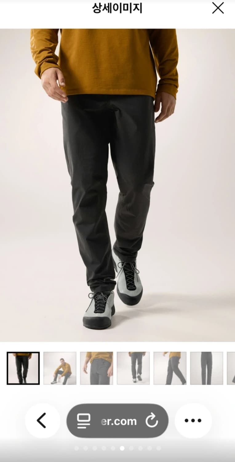 아크테릭스 LEVON 윈터 웨이트 팬츠 Black 32 (FW22) 상품이미지9