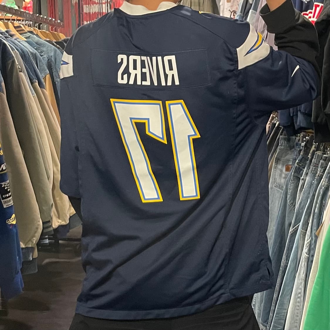 [IM] NFL CHARGERS No.17 RIVERS 블루 반팔져지 상품이미지7