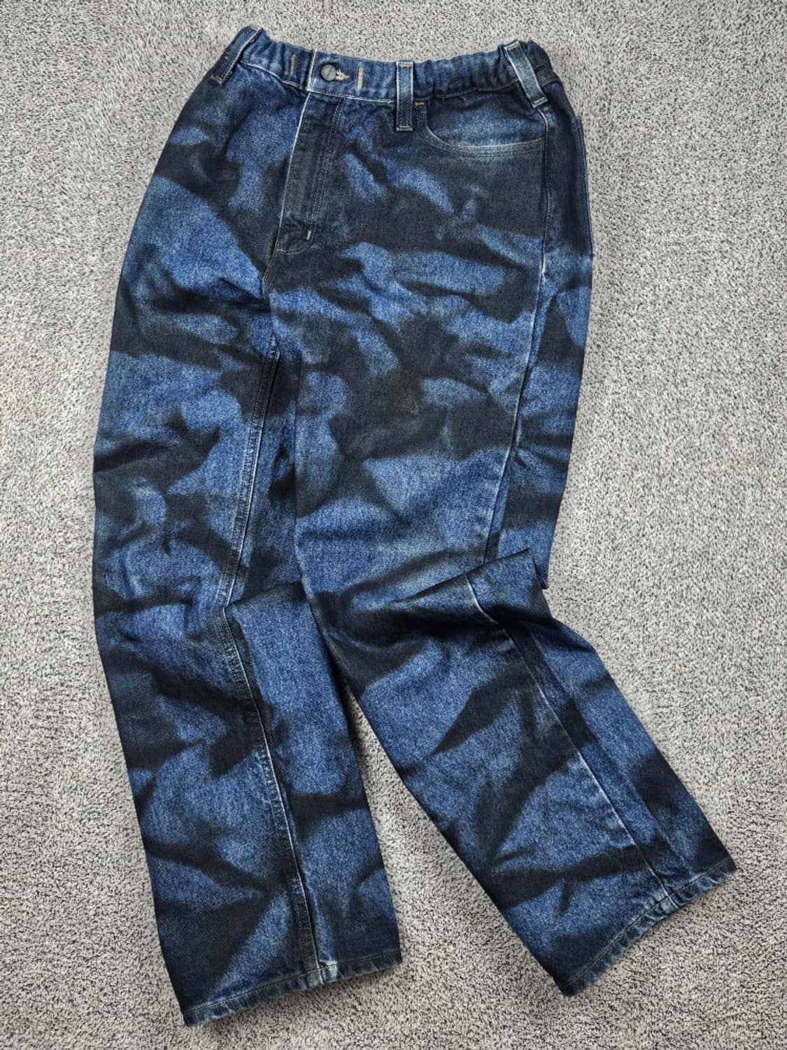 칼하트FR 밴딩 다잉워시드커스텀 워크데님 팬츠  (38X32)/10279 상품이미지2