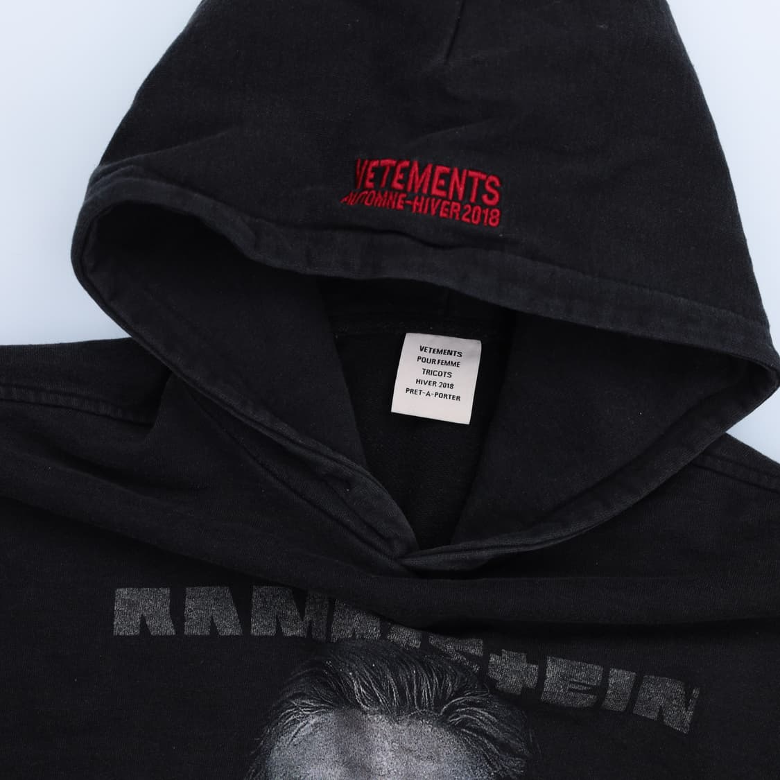 M 람슈타인 프린팅 후드티 0210H1 상품이미지4