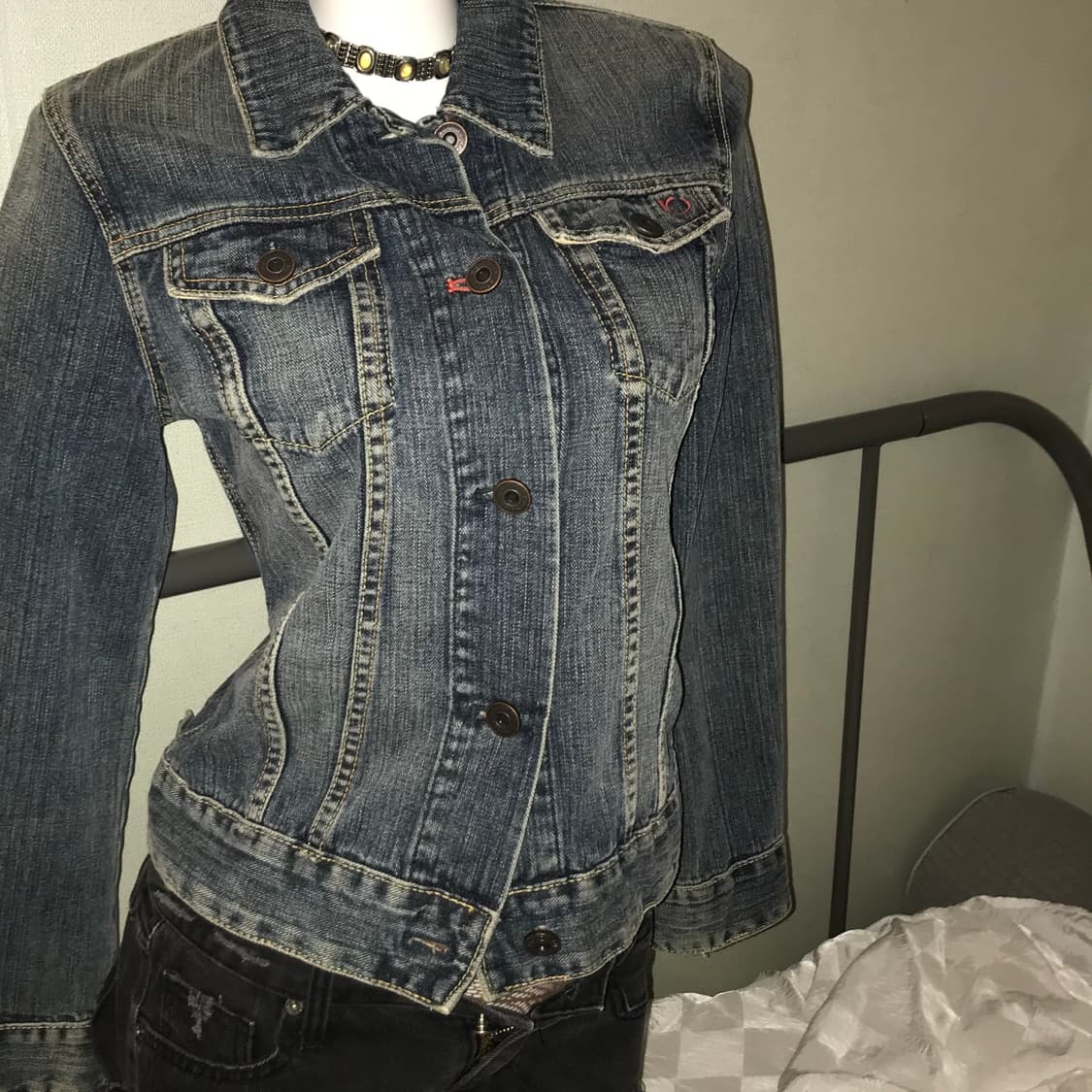 GAP 갭 펑크 갸루 y2k 00 데님자켓 상품이미지6