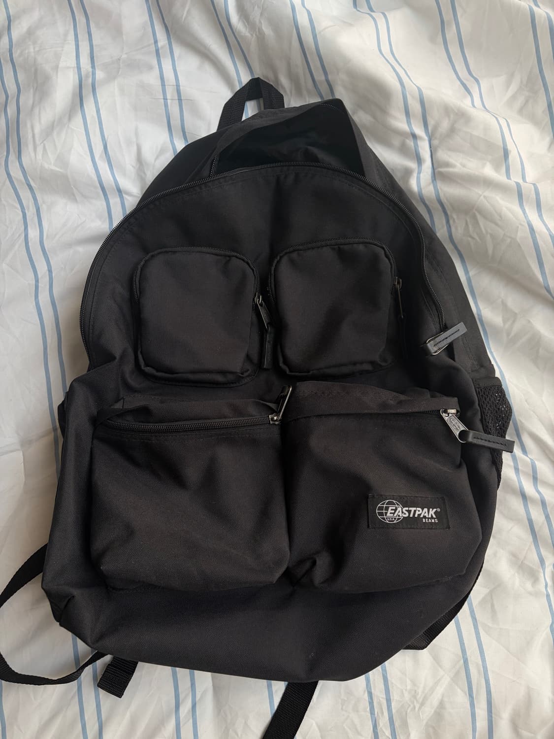 이스트팩 x 빔즈 패커블 백팩 블랙 상품이미지2