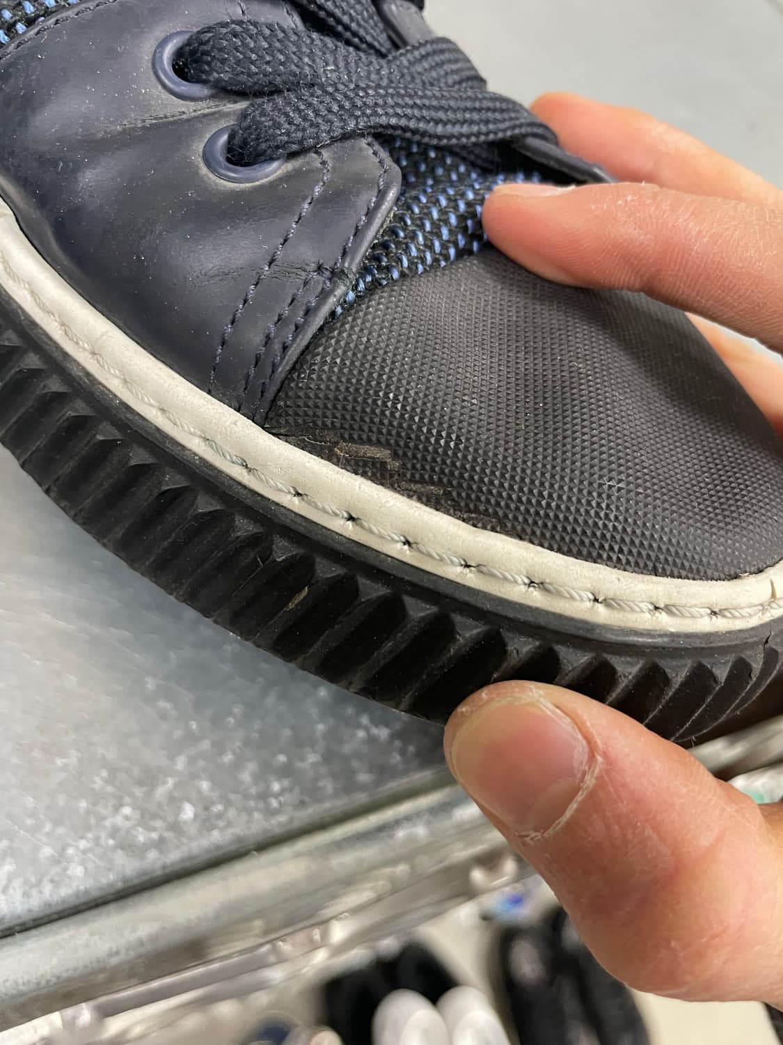 프라다 테크니컬 매쉬 앤 레더 스니커즈 8.5 (gr-4627) 상품이미지7