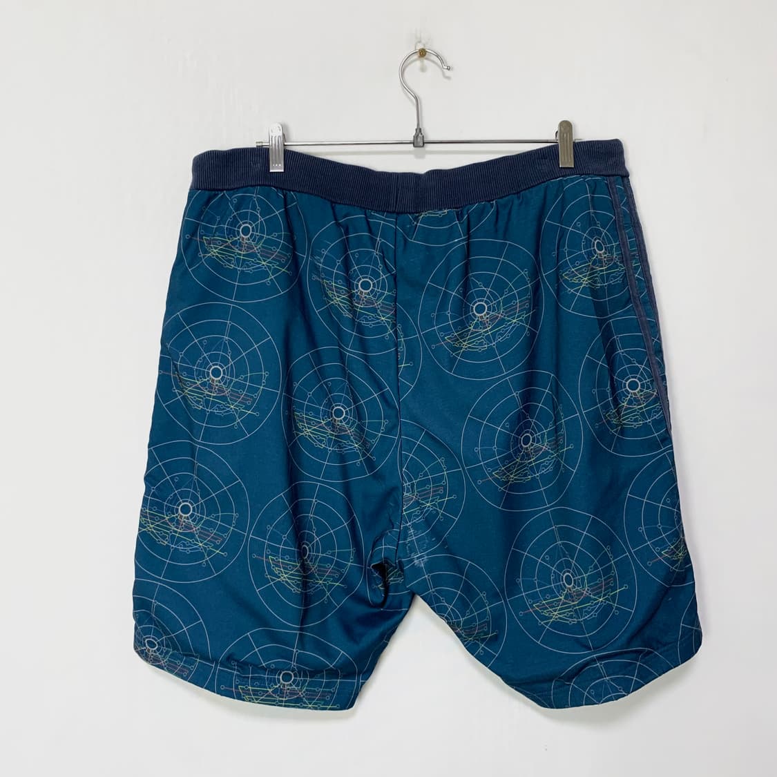 아디다스 삼선 프린팅 빅사이즈 밴딩 반바지 XL 빈티지 상품이미지4