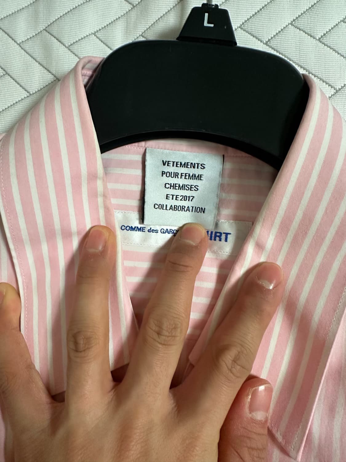 [xs] 베트멍 x 꼼데가르송 셔츠 상품이미지2