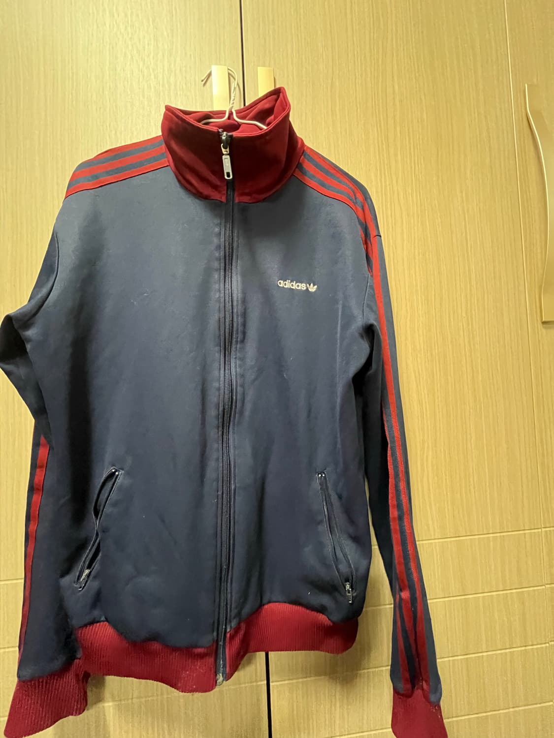 아디다스 트랙탑 베켄바우어 져지 네이비 버건디 L 100 상품이미지1