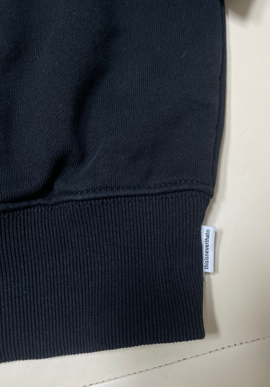 디스이즈네버댓(새상품) 블랙 맨투맨 XL 상품이미지4