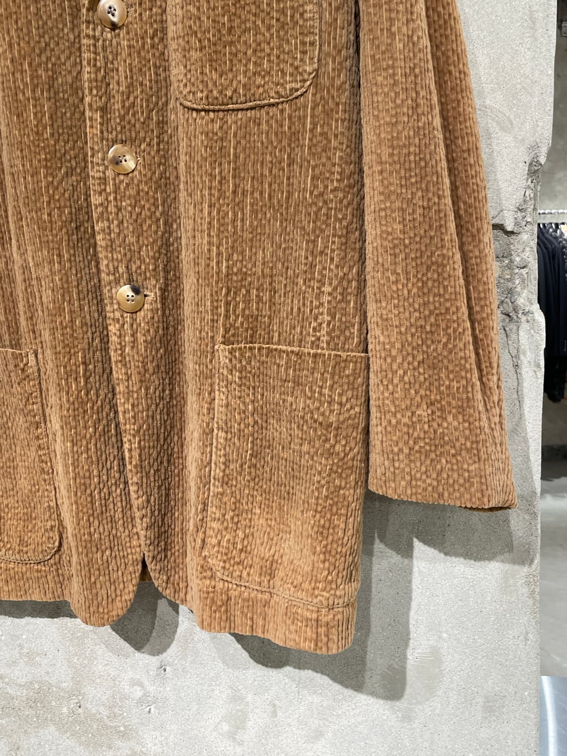 이세이 미야케 맨 브라운 패치 포켓 3B 코듀로이 자켓 상품이미지5