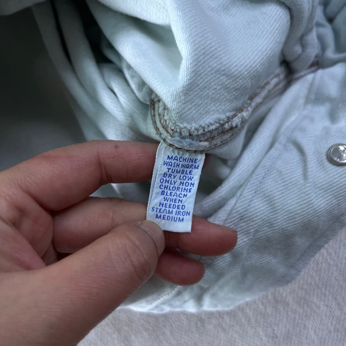 100 폴로 랄프로렌 90s 헝가리 데님 자켓  상품이미지7