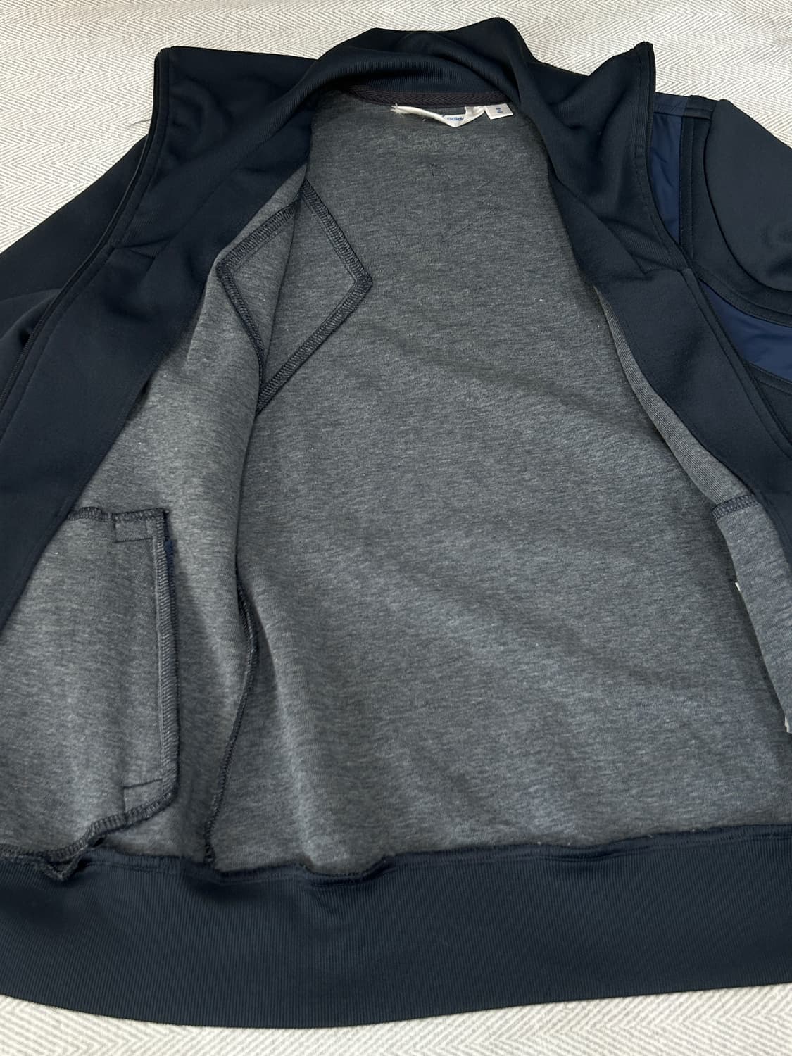 아디다스 네이비 올드스쿨 져지 트랙탑 90 여성 상품이미지9