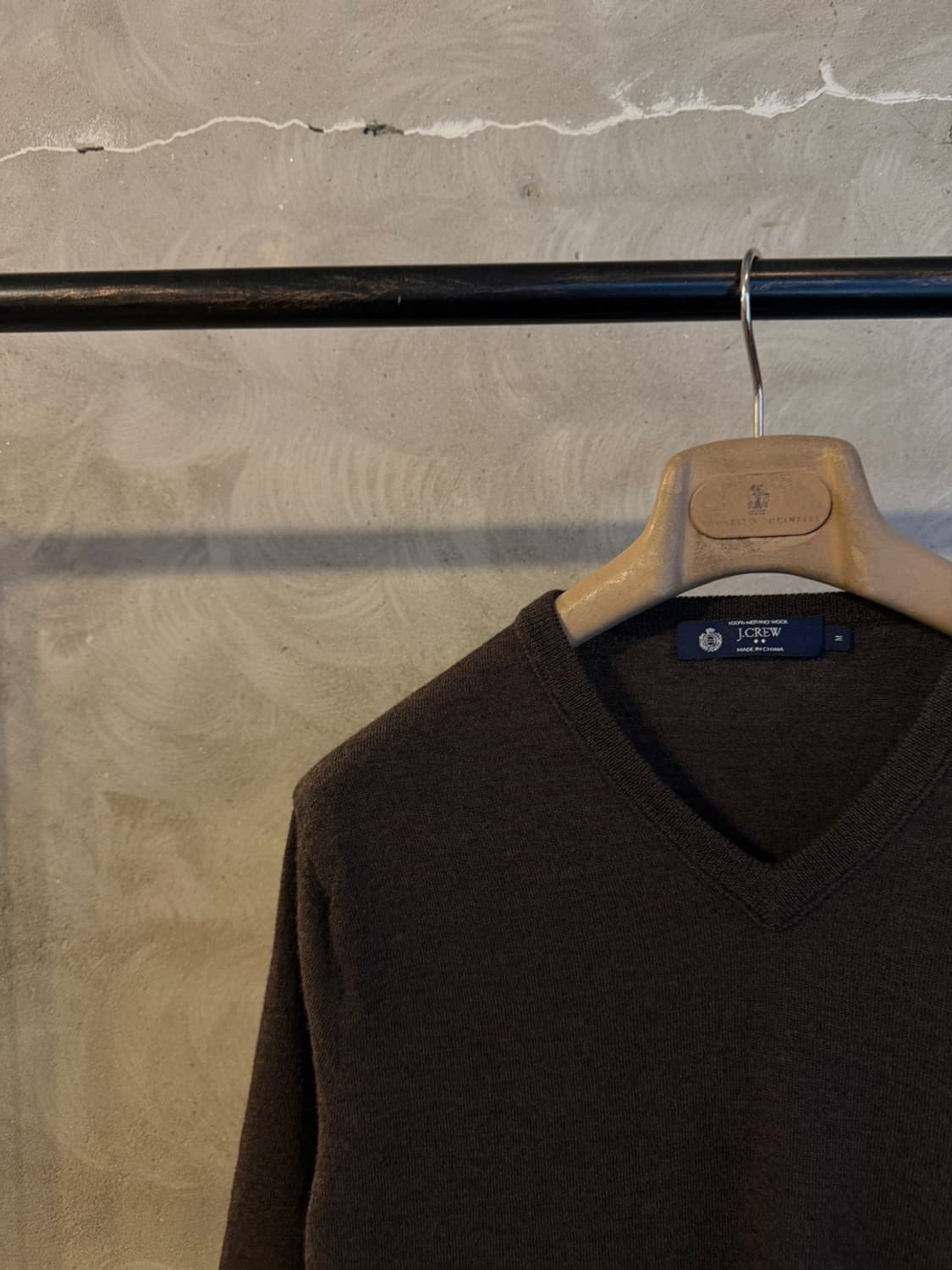 제이크루 램스울 브이넥 니트 남성95 상품이미지2