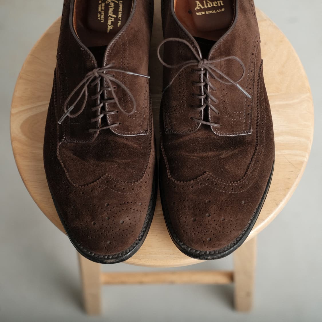 알든 5424 9.5E(275-280) 브라운 스웨이드 윙팁 모디파이드 상품이미지7