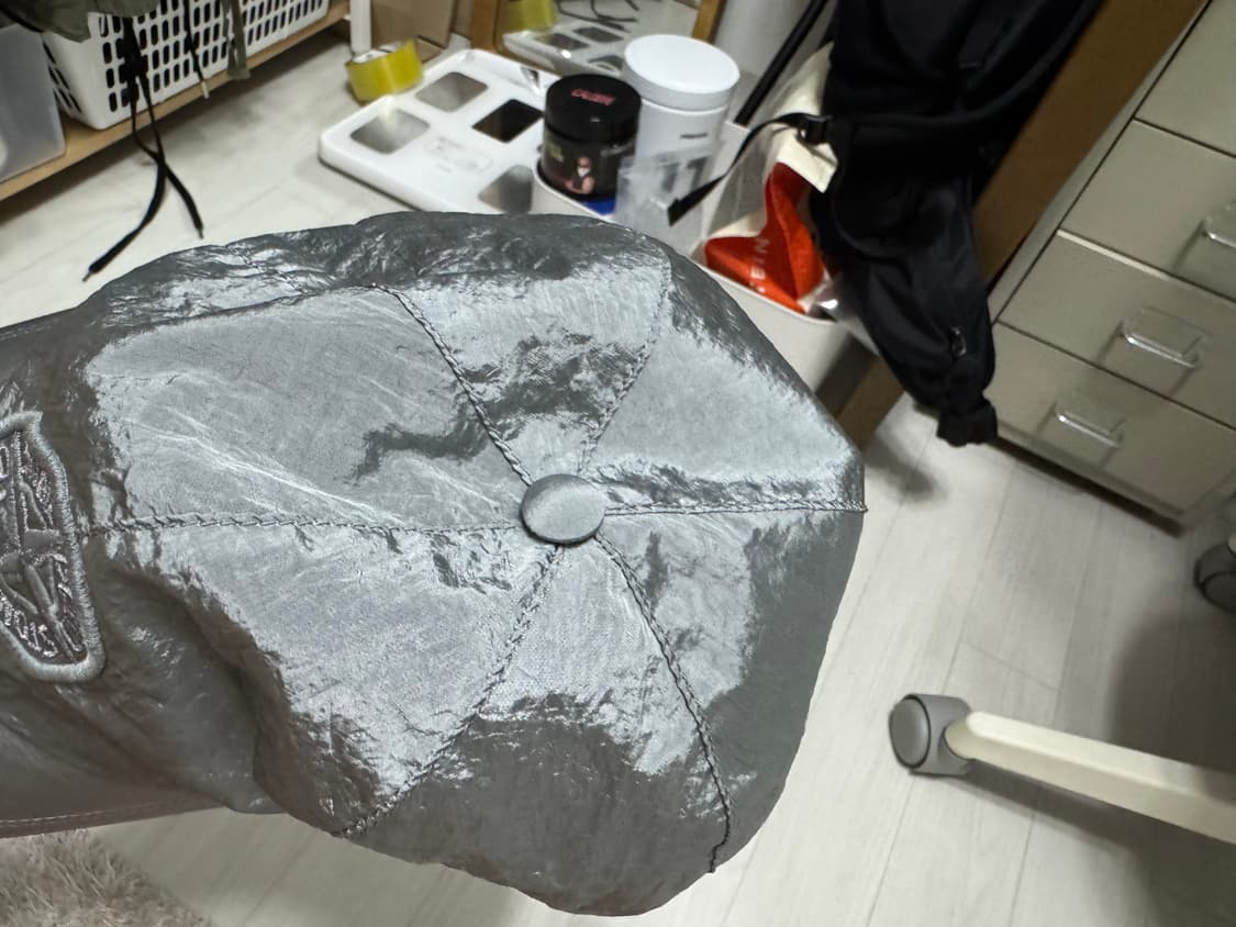 [xl] 스톤 아일랜드 메탈 6-패널 캡 아쿠아 상품이미지6