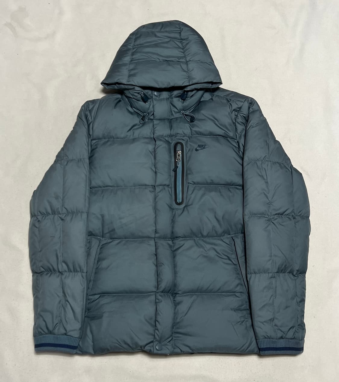 M 나이키 스카이블루 구스다운 후드 패딩 상품이미지2