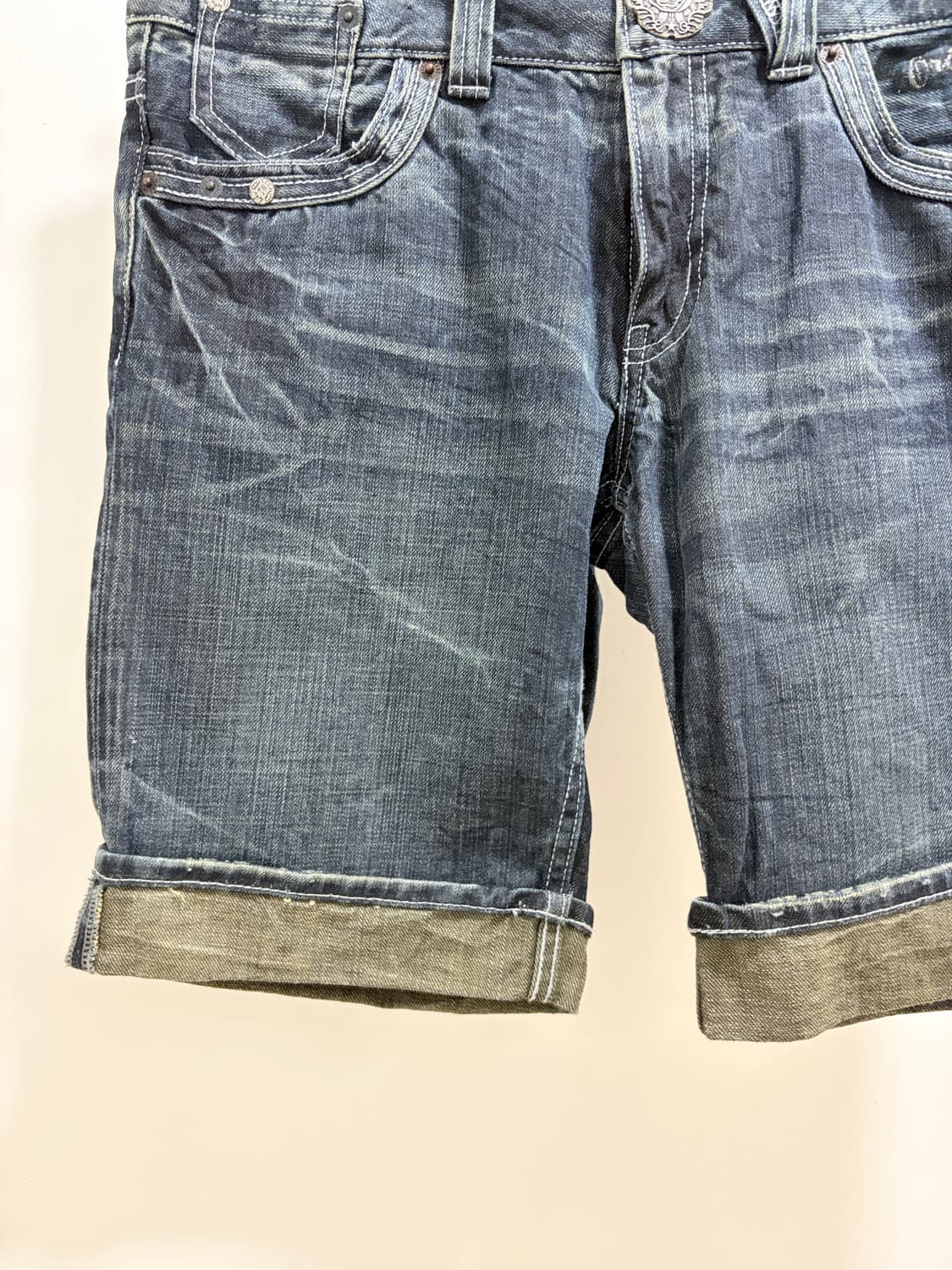  Oririn Jeans 펑크 y2k 데님 팬츠 반바지 상품이미지7