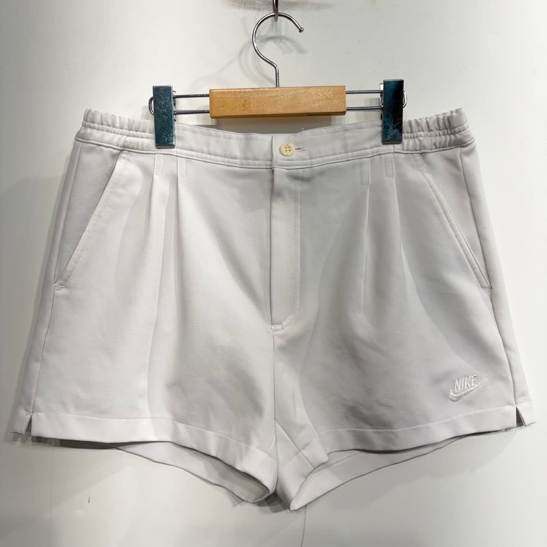 34 나이키 스포츠 올드스쿨 화이트 쇼츠 반바지 상품이미지2