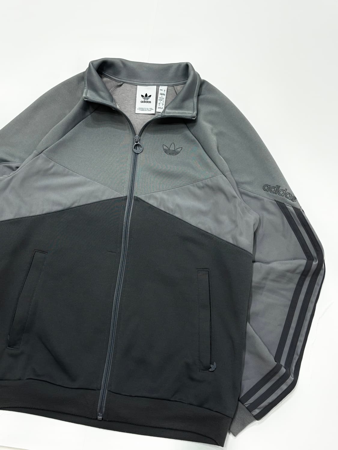 adidas 아디다스 신형 불꽃 트랙탑 그레이 져지 상품이미지2