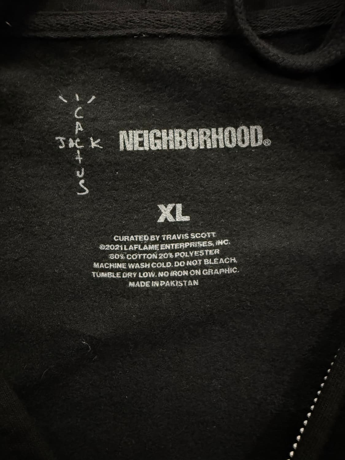 (XL) 트래비스스캇 캑터스잭 X 네이버후드 캐러셀 후드집업 상품이미지4