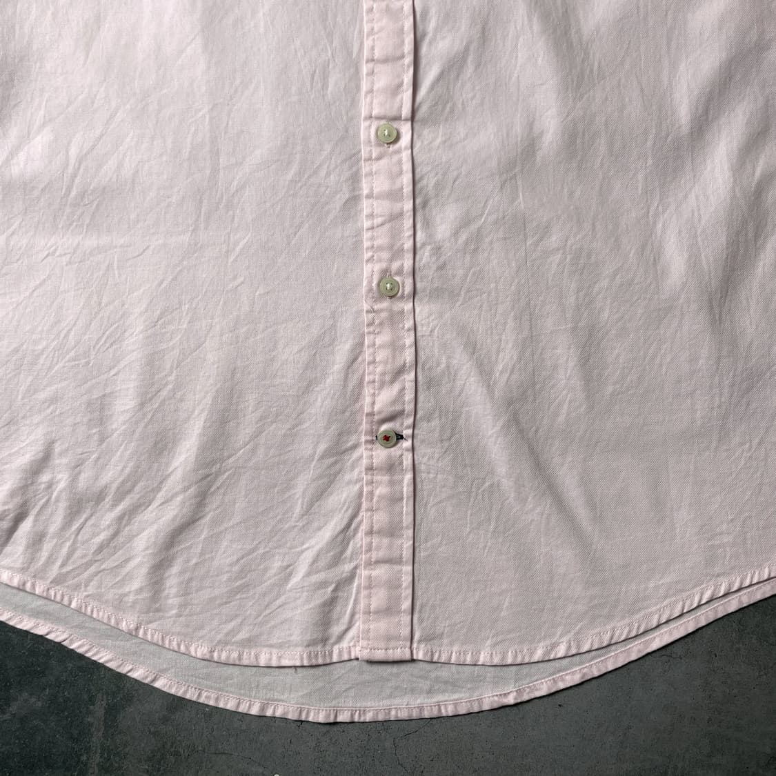 TOMMY HILFIGER 토미힐피거 빈티지 핑크 코튼셔츠 A00585 상품이미지4