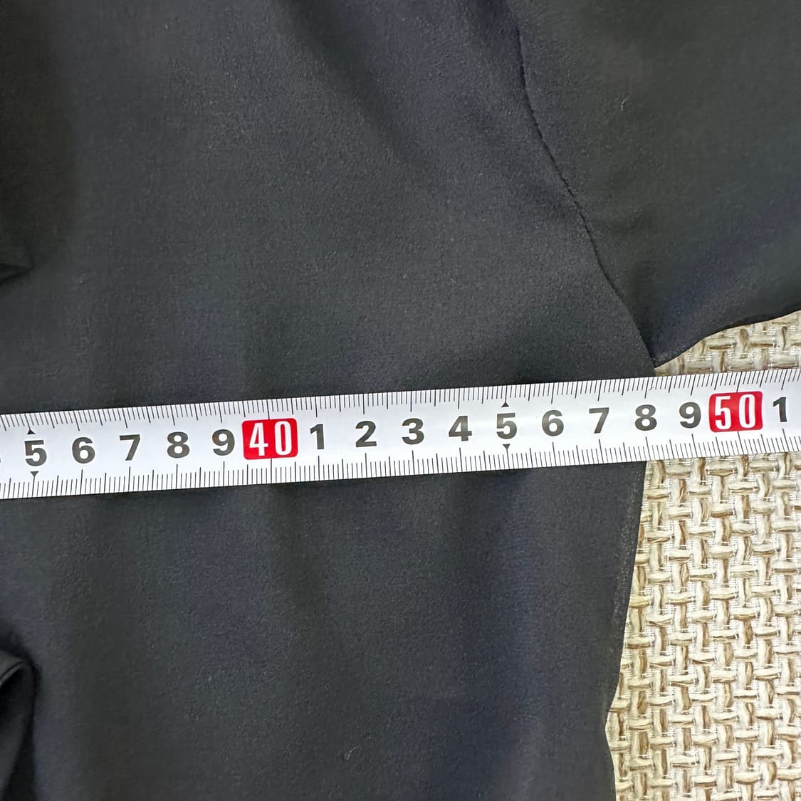 L 새상품 미쏘 레이스 블랙 블라우스 0424D 상품이미지5