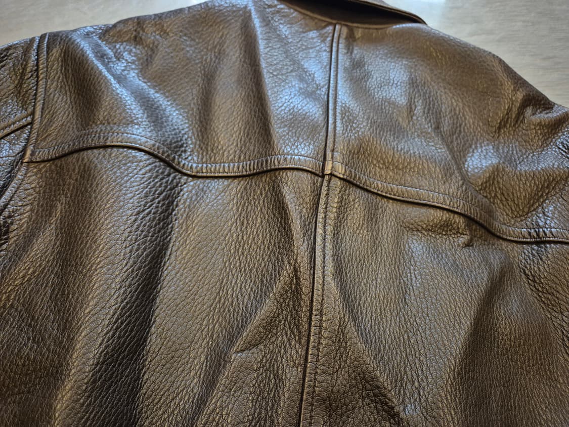 AUSSI deer skin leather jacket 상품이미지6