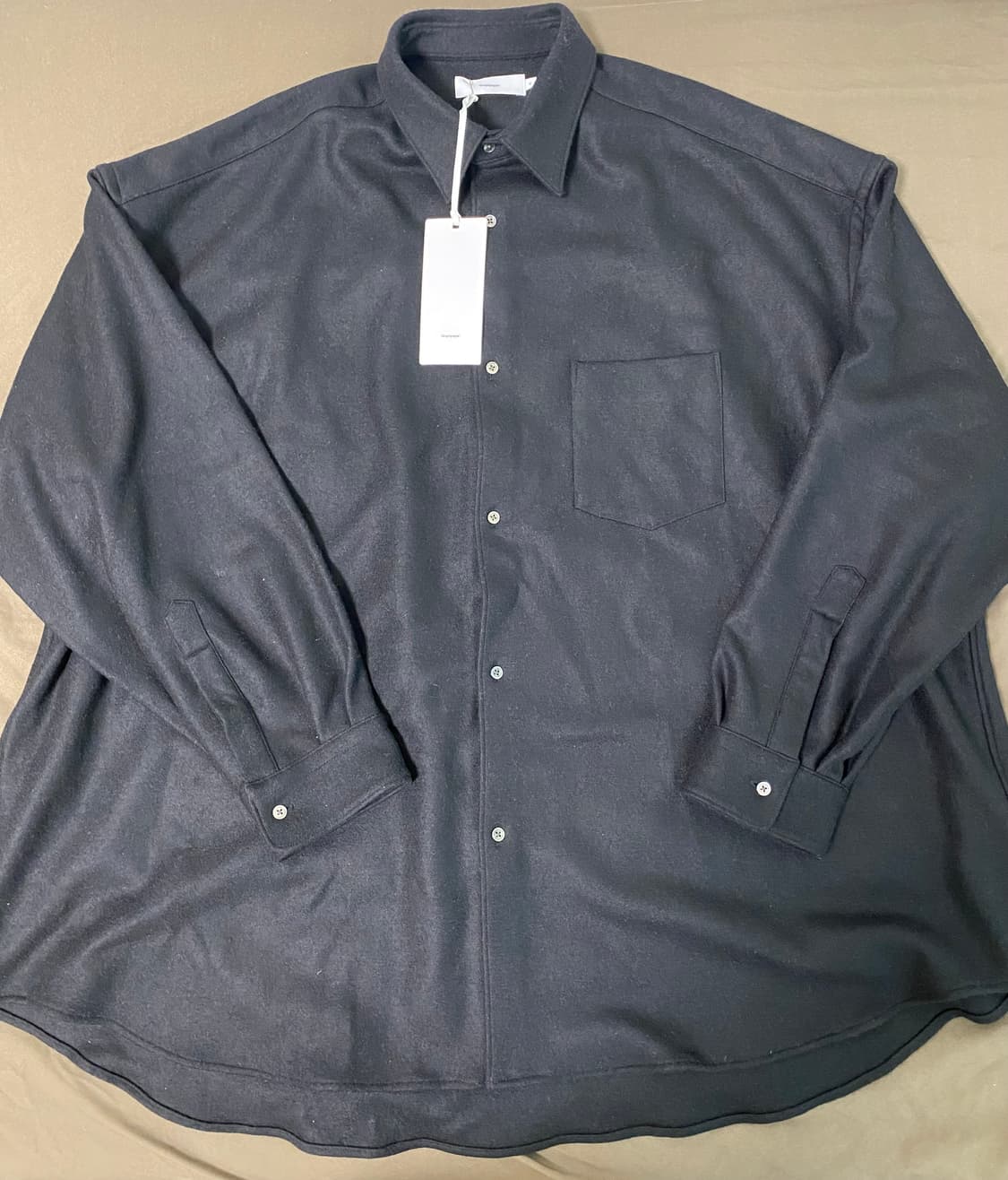 Graphpaper Wool Oversized shirt 2사이즈 상품이미지2