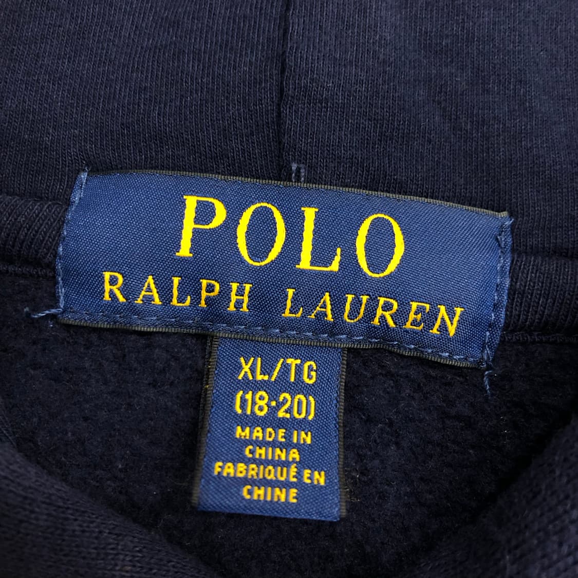 폴로 랄프로렌 걸즈 베어 네이비 후드티 상품이미지4