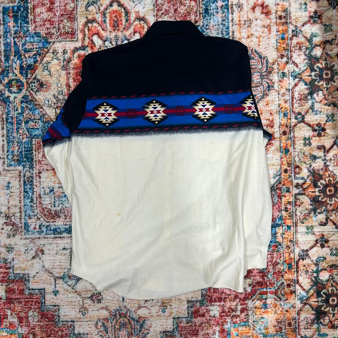[2XL] 90s 랭글러 나바호 패턴 웨스턴 셔츠 상품이미지2