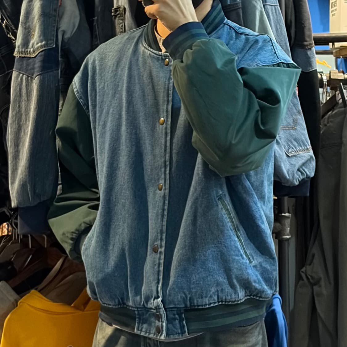 [NO.9] VTG 데님 바시티자켓 상품이미지4