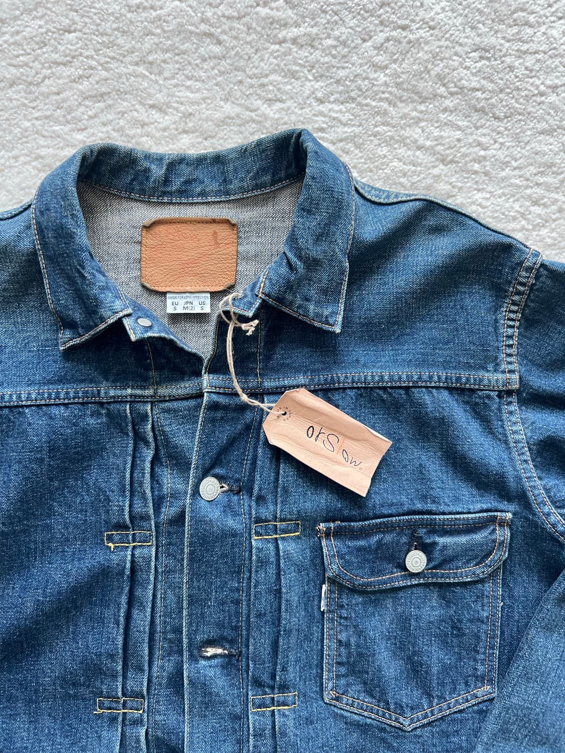 오어슬로우 1세대 데님 자켓 상품이미지1
