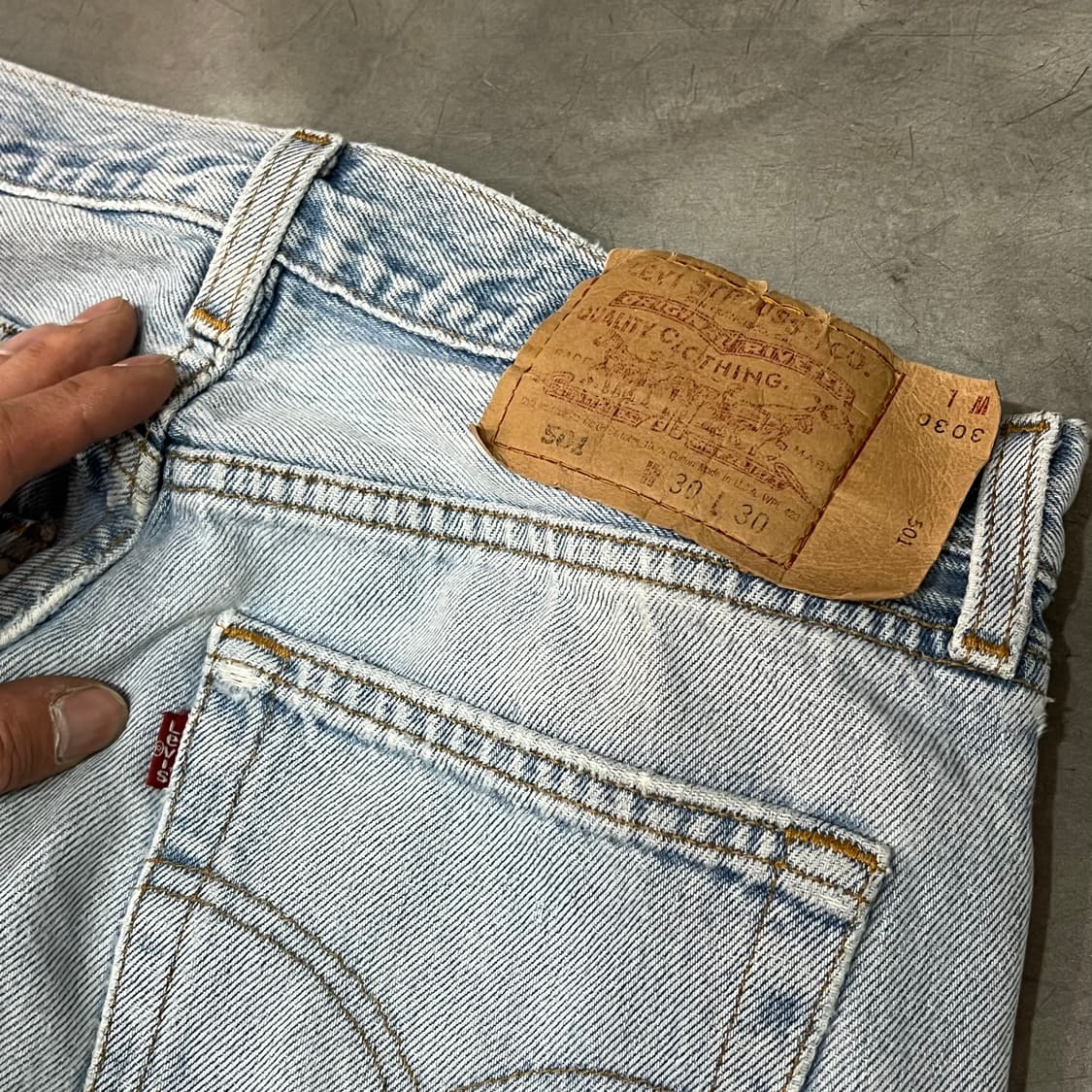  USA 리바이스 501 데님 팬츠 y14791  상품이미지6