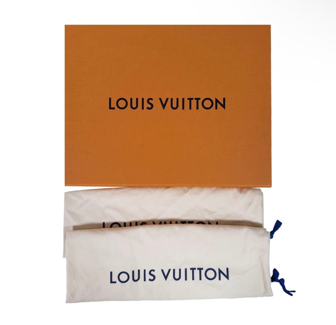 [7] 루이비통 남성 버터소프트 LV 스니커즈 신발 블랙 1AIWW4 상품이미지10