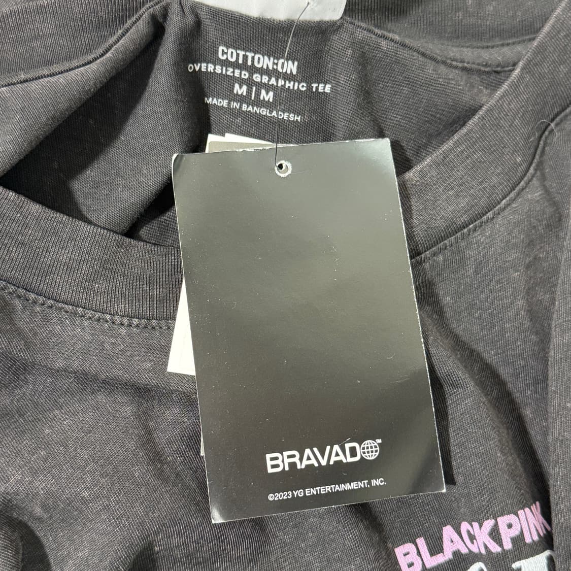 [M] 블랙핑크 BORN PINK 월드투어 티셔츠 상품이미지5