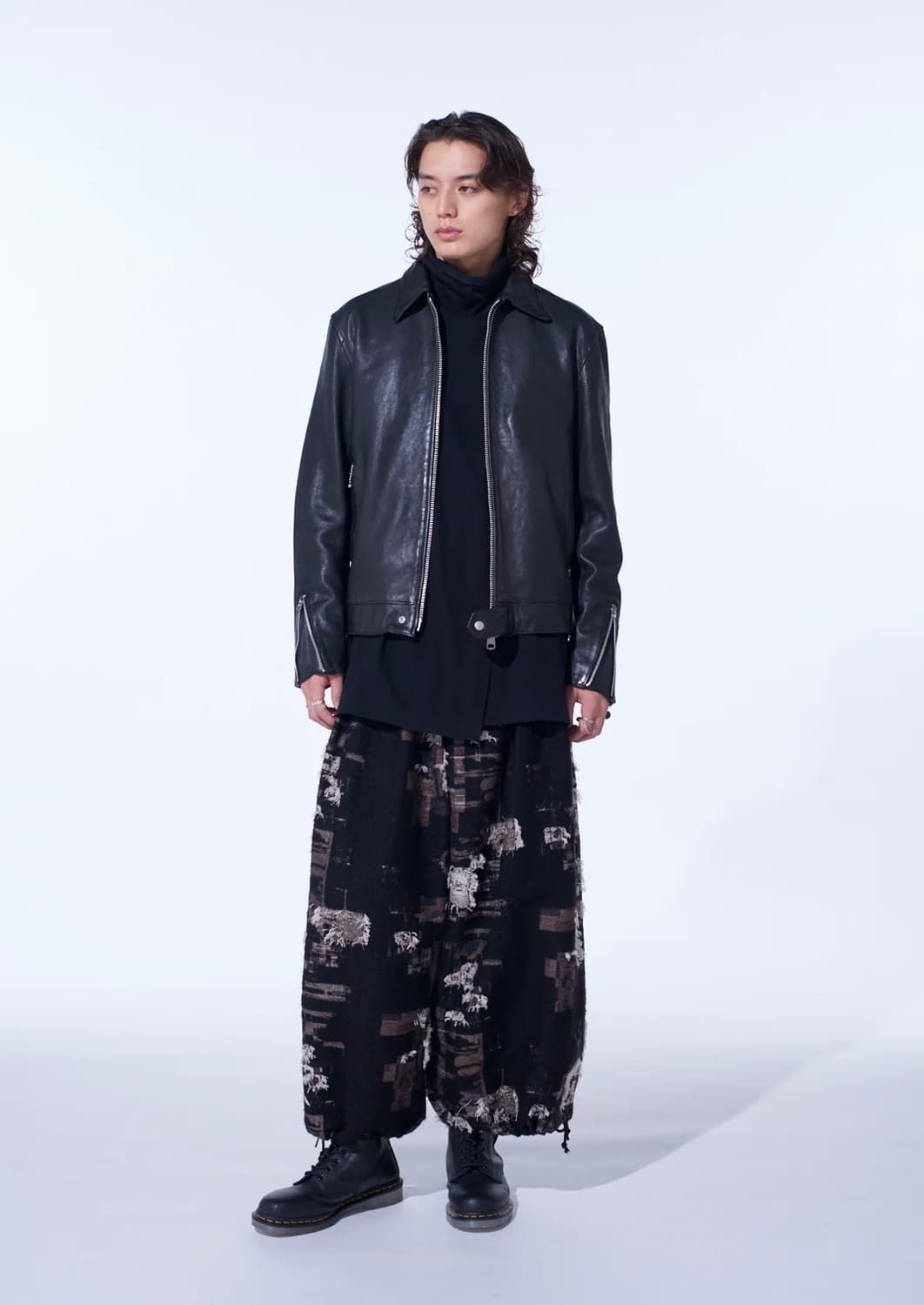 요지 야마모토 S’YTE 싱글 레더 자켓 상품이미지1