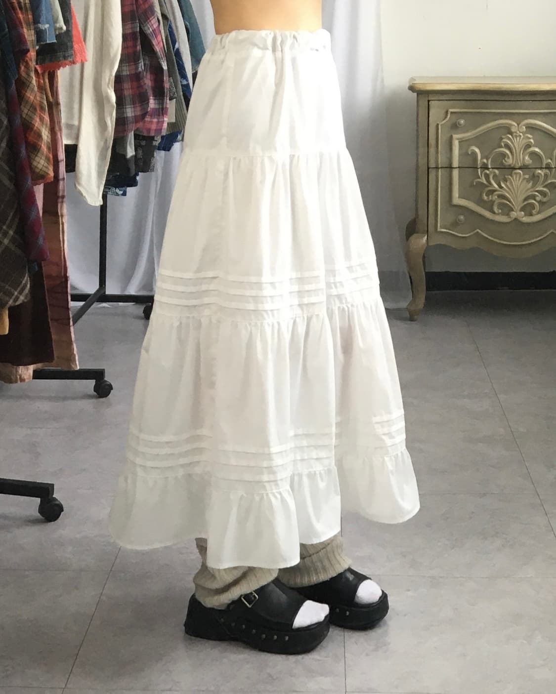 White layer skirt 상품이미지5