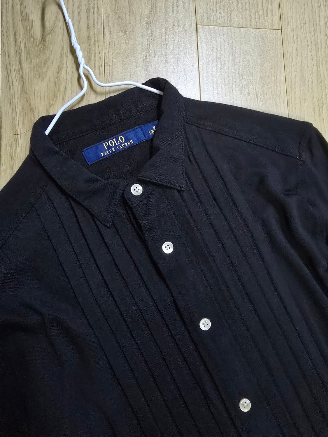 Polo 폴로 랄프로렌 블랙 핀턱 드레스 S 상품이미지1