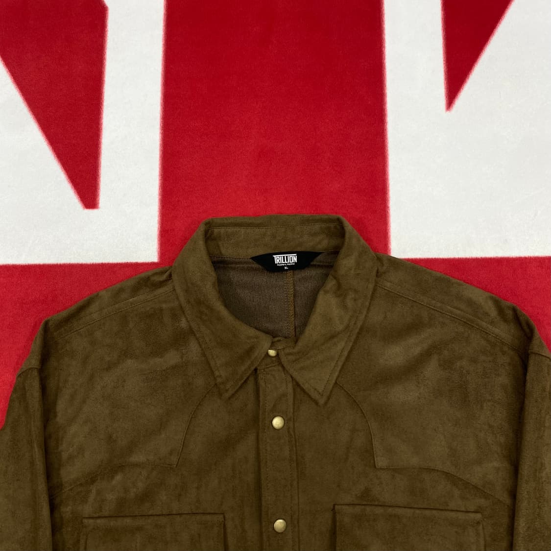 트릴리온 스웨이드 웨스턴셔츠 XL  상품이미지3