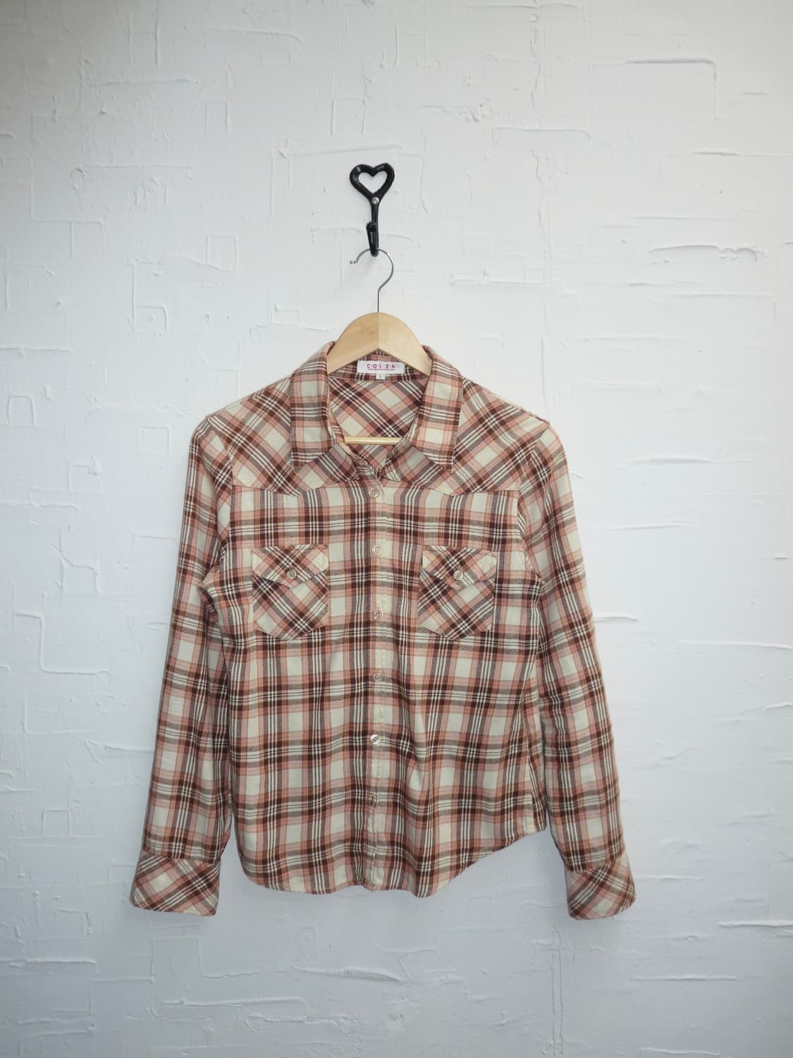 gold line check shirts 상품이미지4