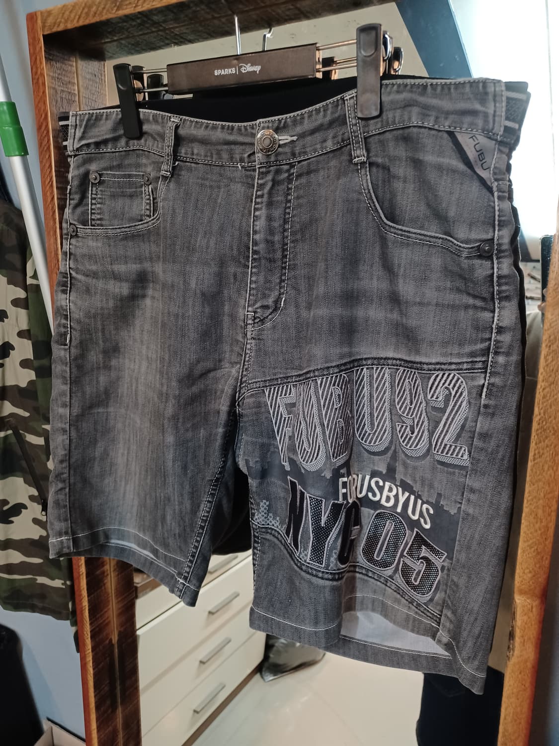 후부 흑데님 반바지 xl 상품이미지4