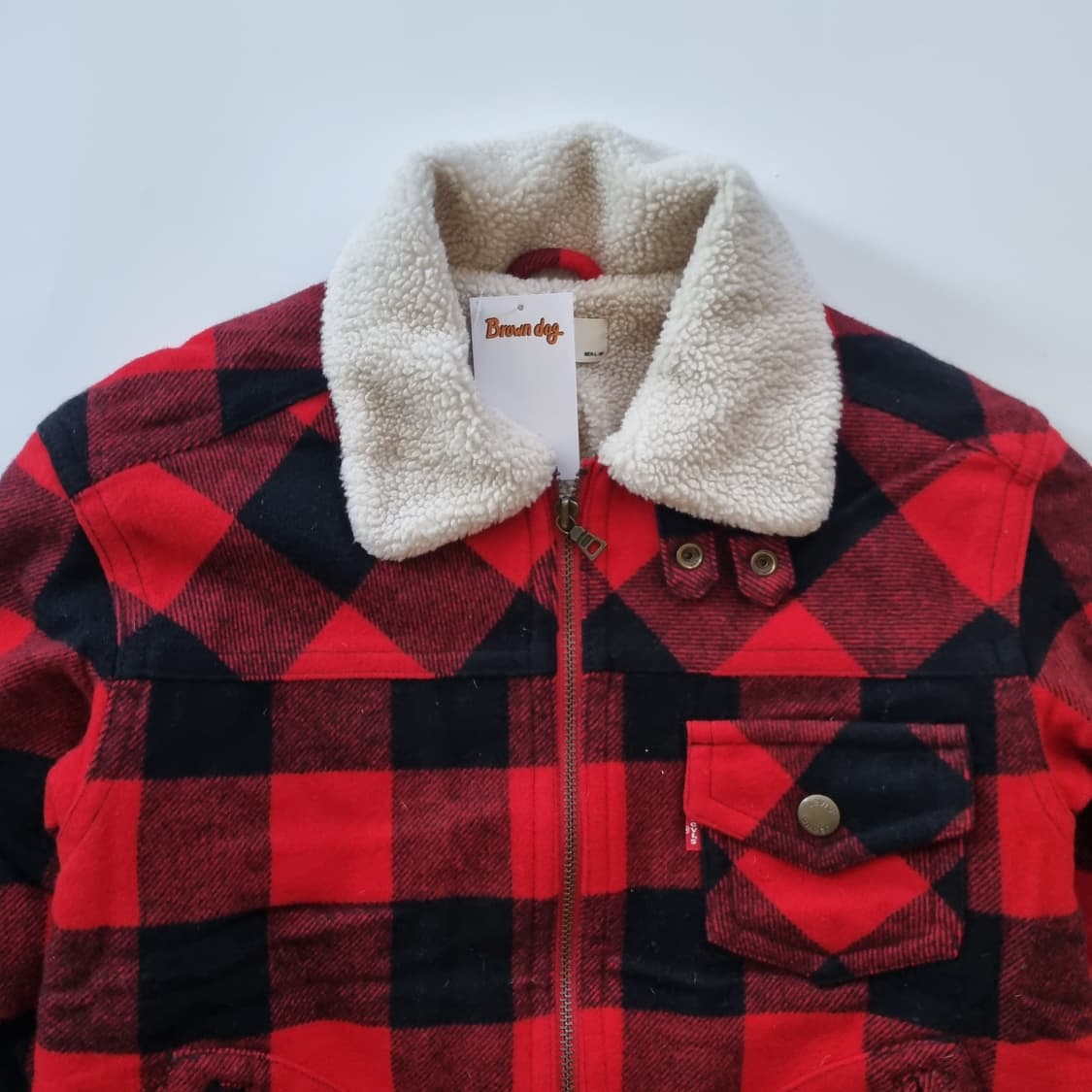 리바이스 쉐르파 체크자켓  상품이미지5