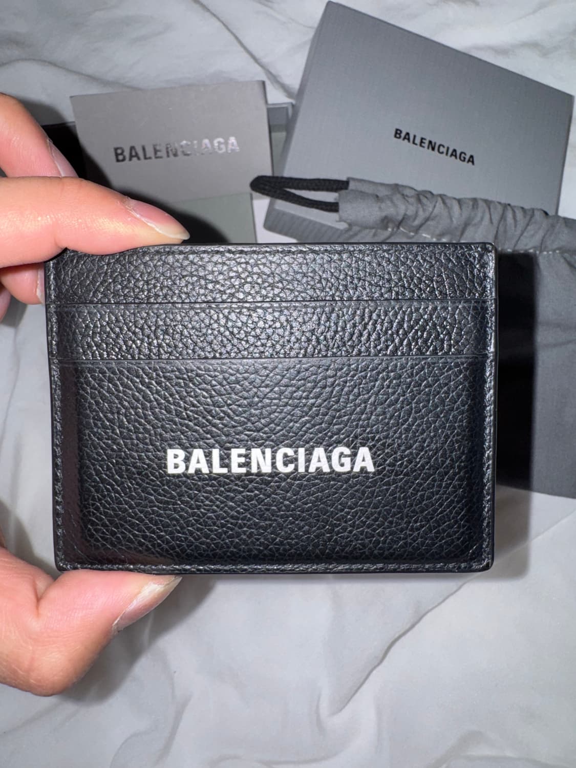 발렌시아가 캐쉬 카트 홀더 블랙 상품이미지2