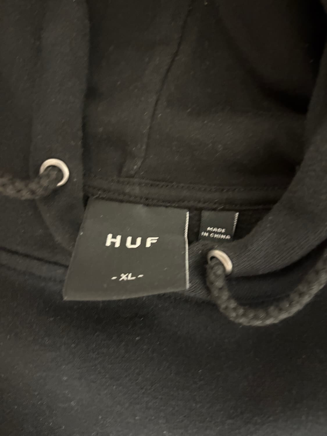 허프 HUF 후드티 블랙 XL 상품이미지2