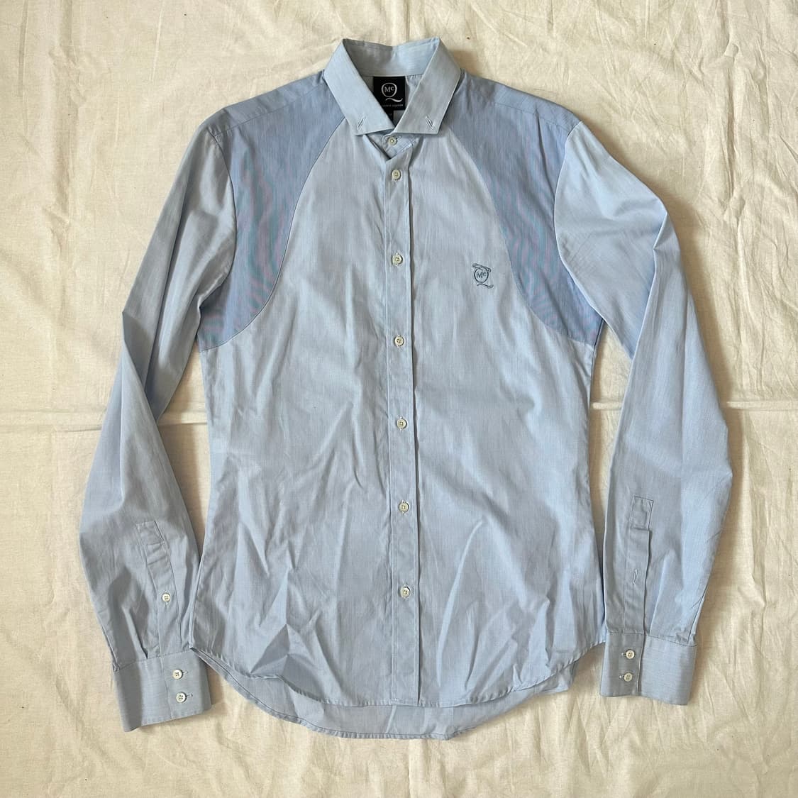 알렉산더 맥퀸 시그니쳐 믹스드 패브릭 셔츠 상품이미지1