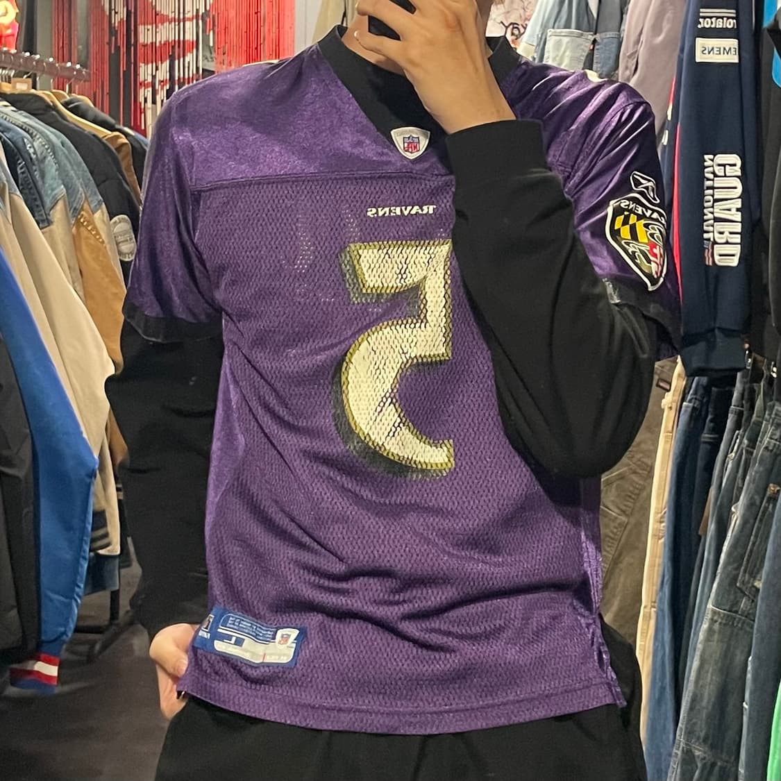 [IM] NFL X Reebok RAVENS No.5 FLACCO 반팔 상품이미지2