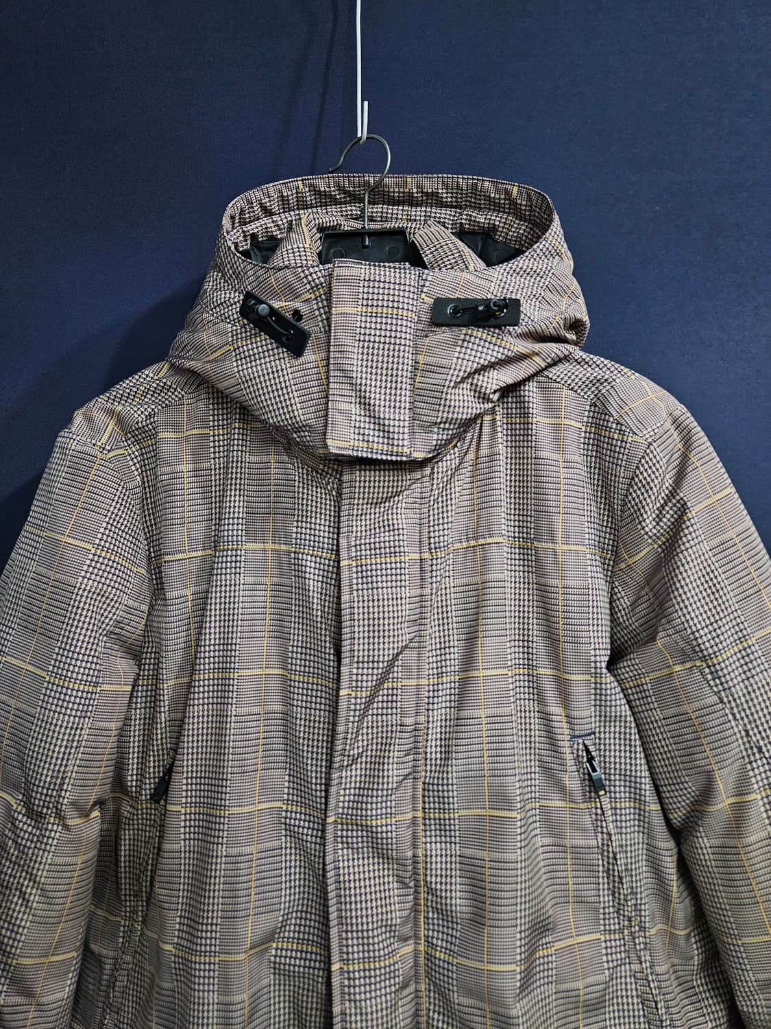 ANDREW 앤듀 스트라이프 체크 남성 100 덕다운  상품이미지7