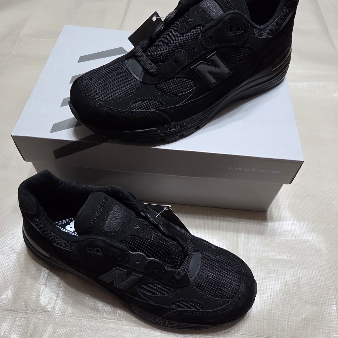 뉴발란스992 코어블랙 280 상품이미지2