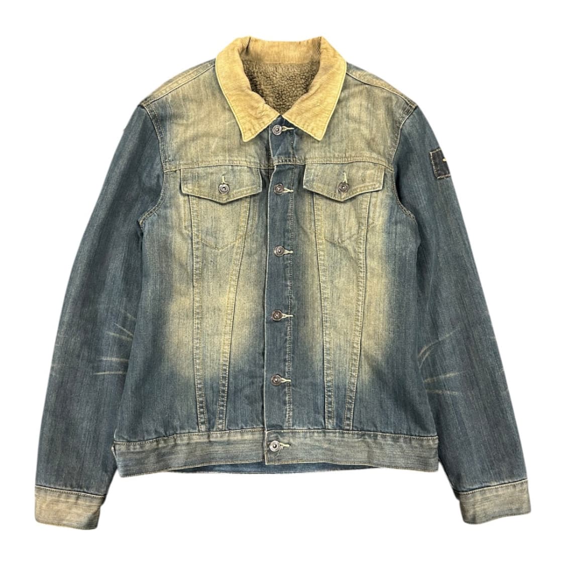 L) 디젤 워시드 데님 쉐르파 자켓 상품이미지1