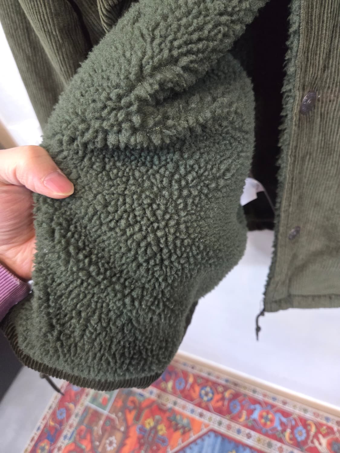 리바이스 빈티지 코듀로이 셰르파 트러커자켓 m 상품이미지5